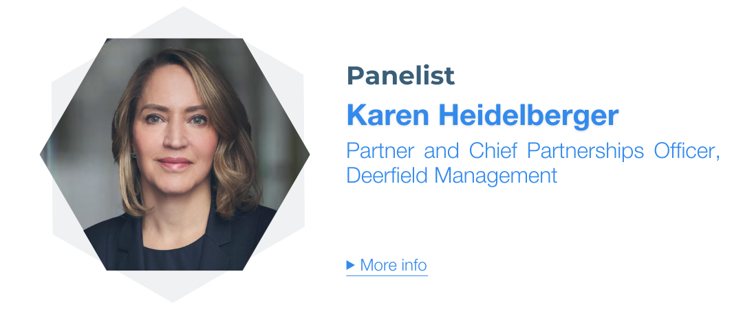 Karen Heidelberger, Partner and Chief Partnerships Officer, Deerfield Management