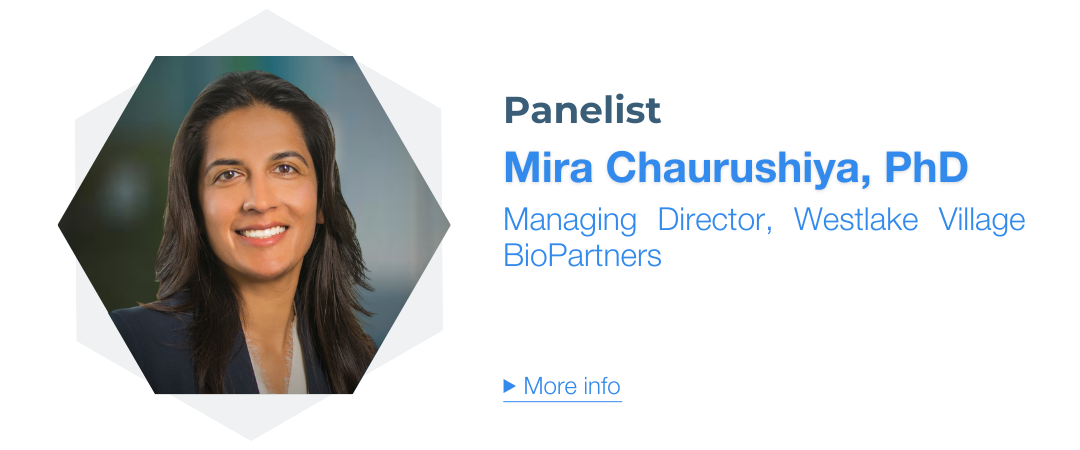 Mira Chaurushiya, MD, Managing Director, Westlake Village BioPartners