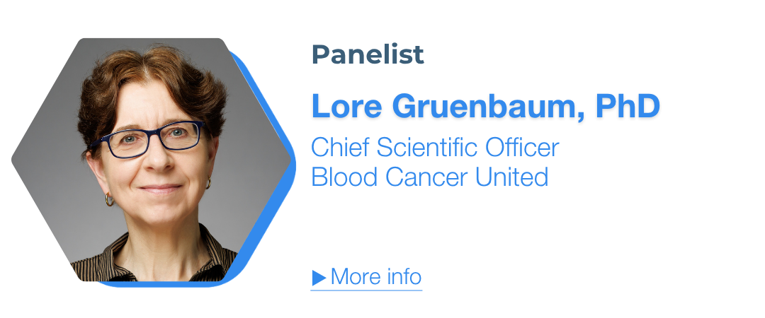 Lore Gruenbaum, PhD, Chief Scientific Officer, Blood Cancer United