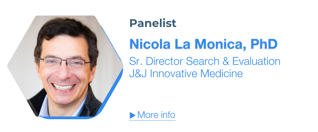 Nicola La Monica, PhD, Sr. Director Search & Evaluation, J&J Innovative Medicine