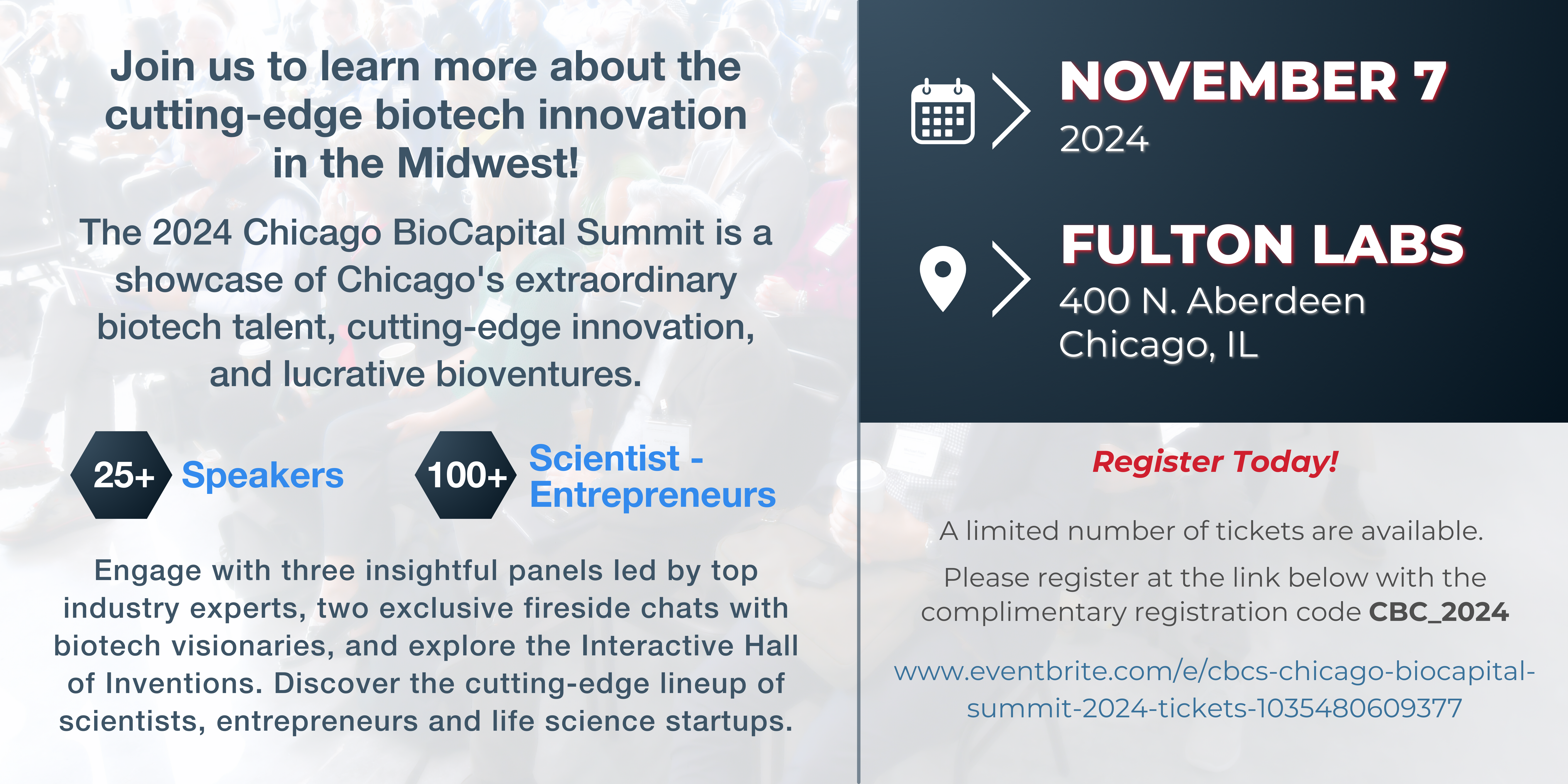 Chicago BioCapital Summit 2024 Info